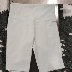 Women's High-Waist Performance Shorts - Light Blue